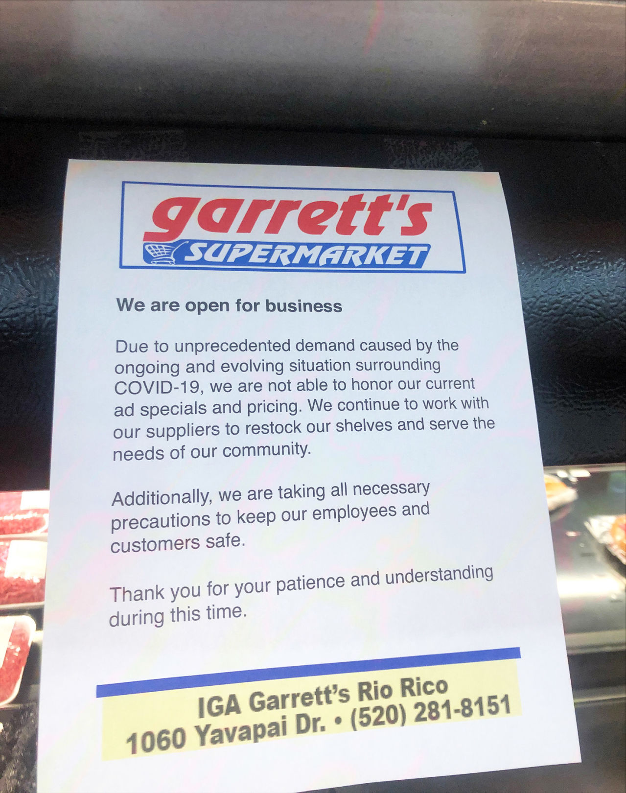 Garrett's Supermarket